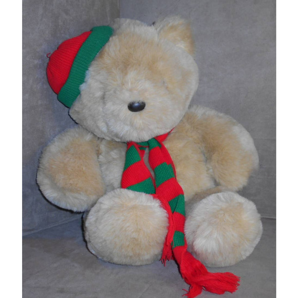 Frederick Wholesale Winter Teddy Bear 24" Large Plush Scarf & Hat - Picture 2 of 5